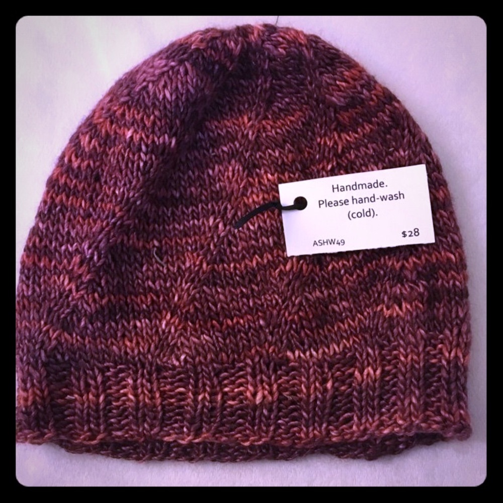 Handmade knitted hat